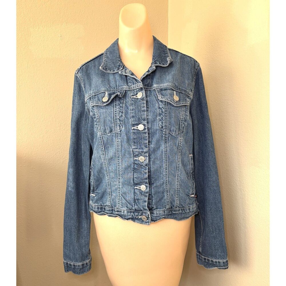 Ralph Lauren Polo Y2K Denim Trucker Jacket Large Western Americana Retro Boho